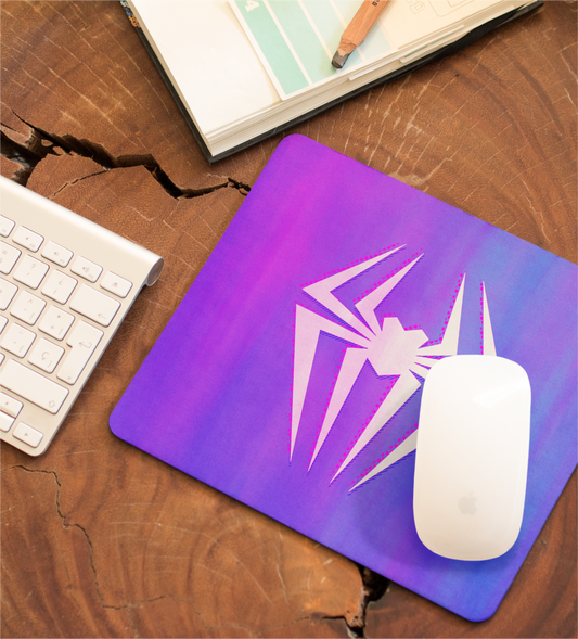 Spider Verse Glitch Square Mouse Pad