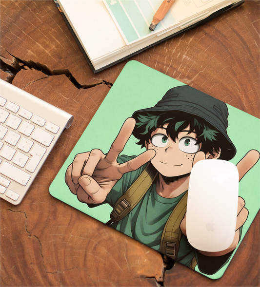 Izuku Midoriya Square Mouse Pad