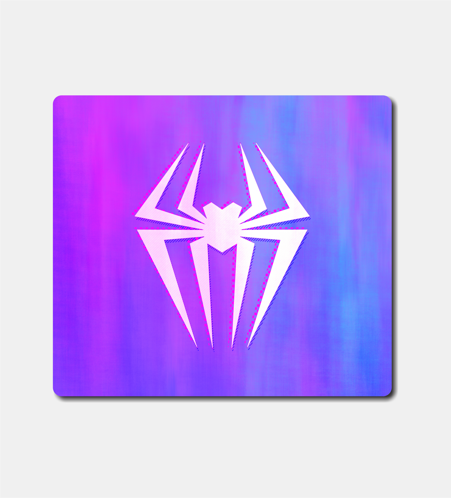 Spider Verse Glitch Square Mouse Pad