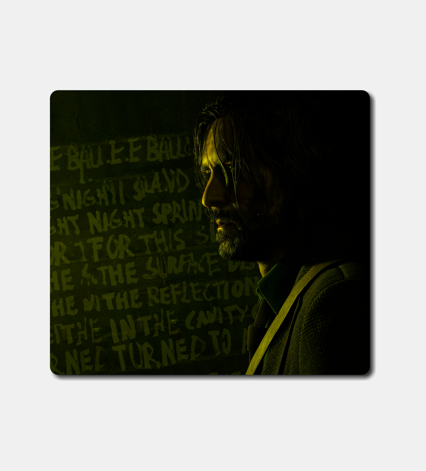 Alan Wake 2 Square Mouse Pad