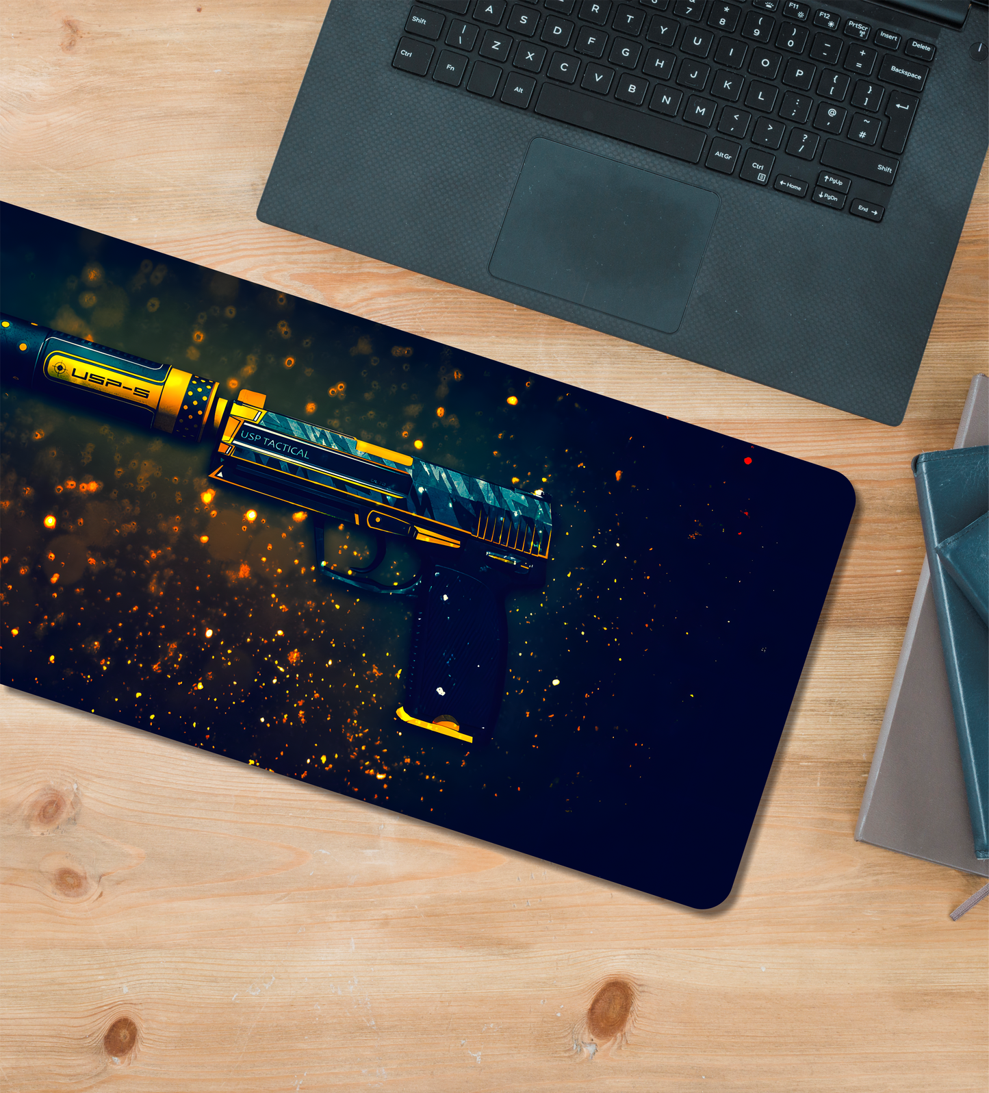 USP-S Spark CS GO Desk Pad