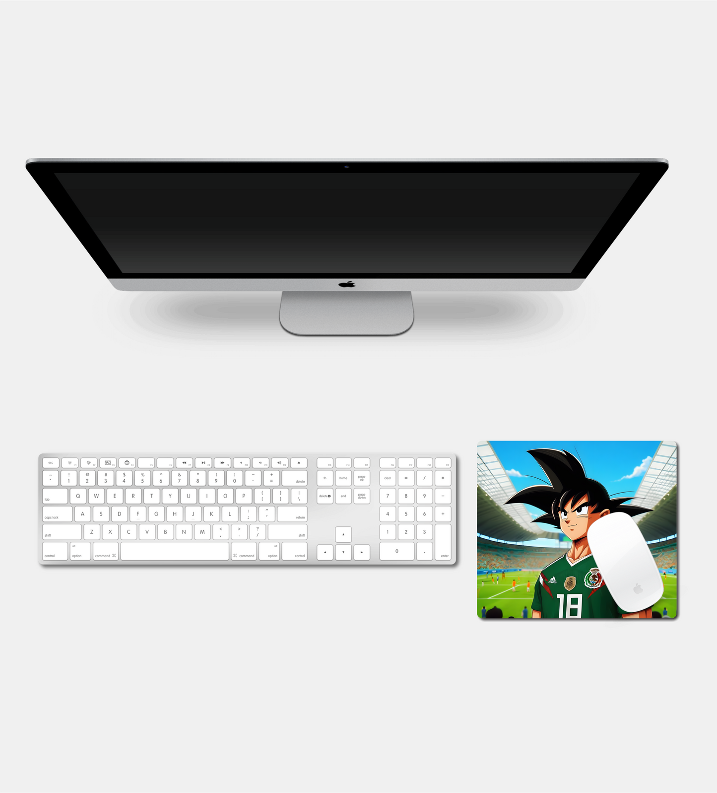 Goku Dragon Ball Z Square Mouse Pad