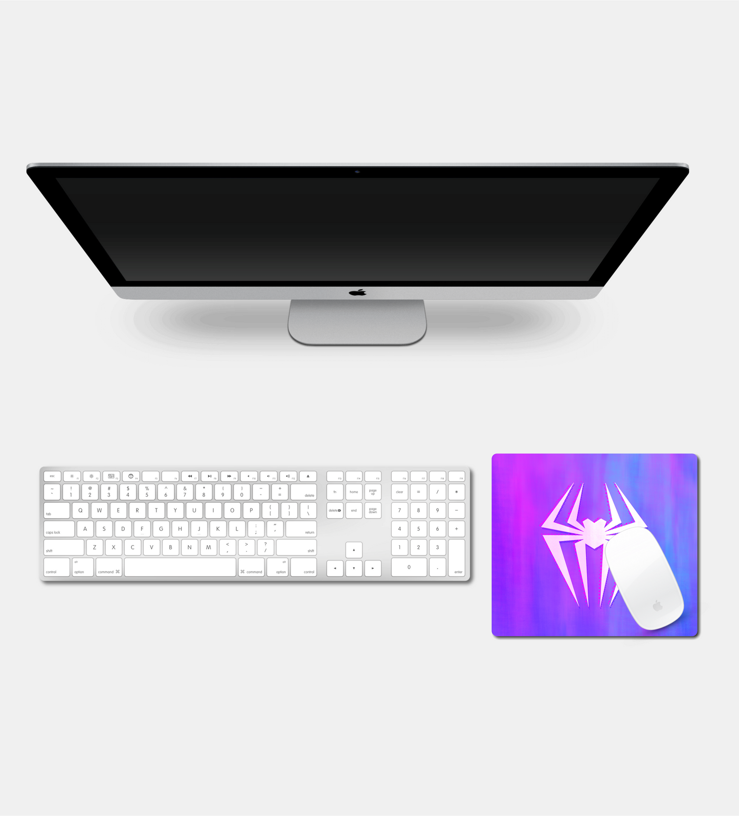 Spider Verse Glitch Square Mouse Pad