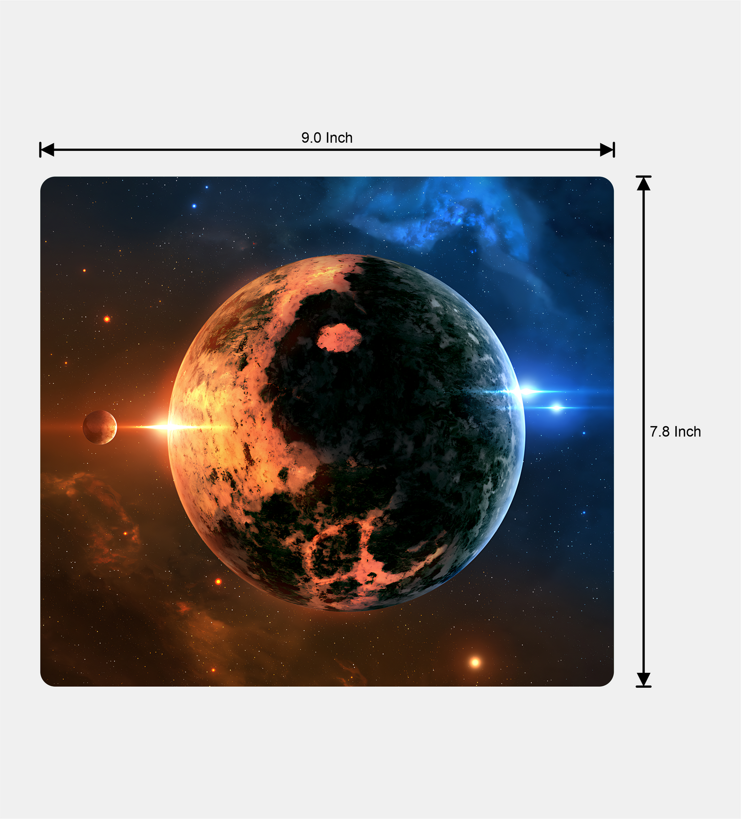 A Planet Squre Mouse Pad