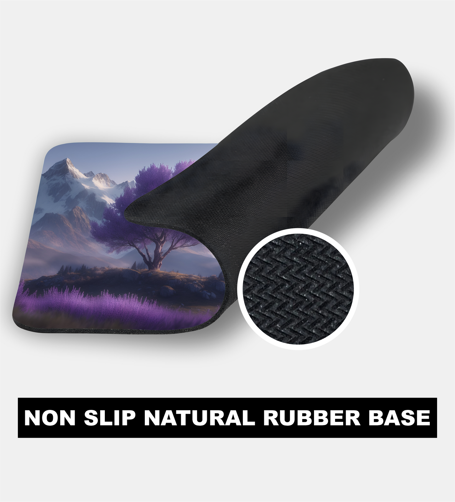 Alpine Landscape Square Mouse Pad